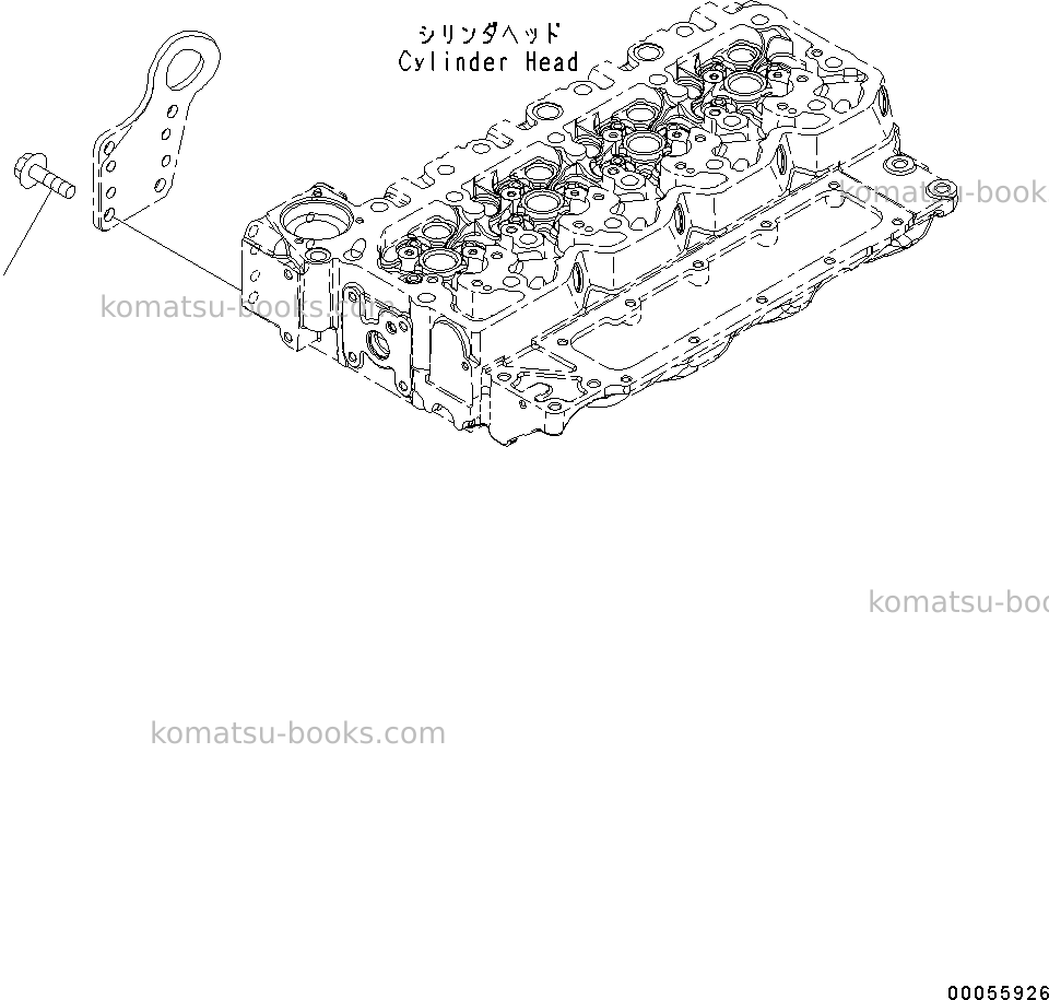 Komatsu saa4d107e-1aa s/n 26513014-up for d39ex-22/d39px-22 Parts catalog cover
