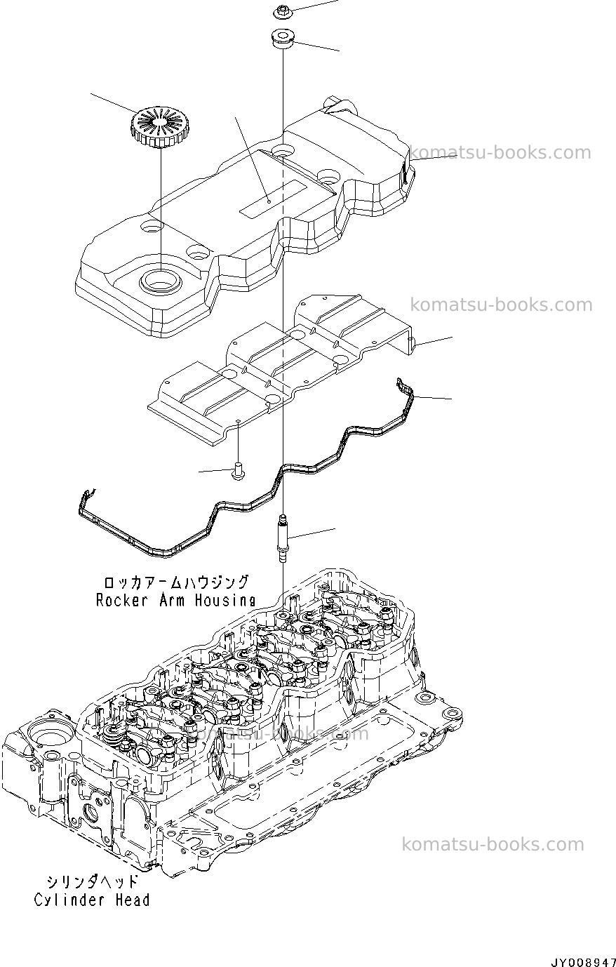 Komatsu saa4d107e-1aa s/n 26513014-up for d39ex-22/d39px-22 Parts catalog cover Page 3