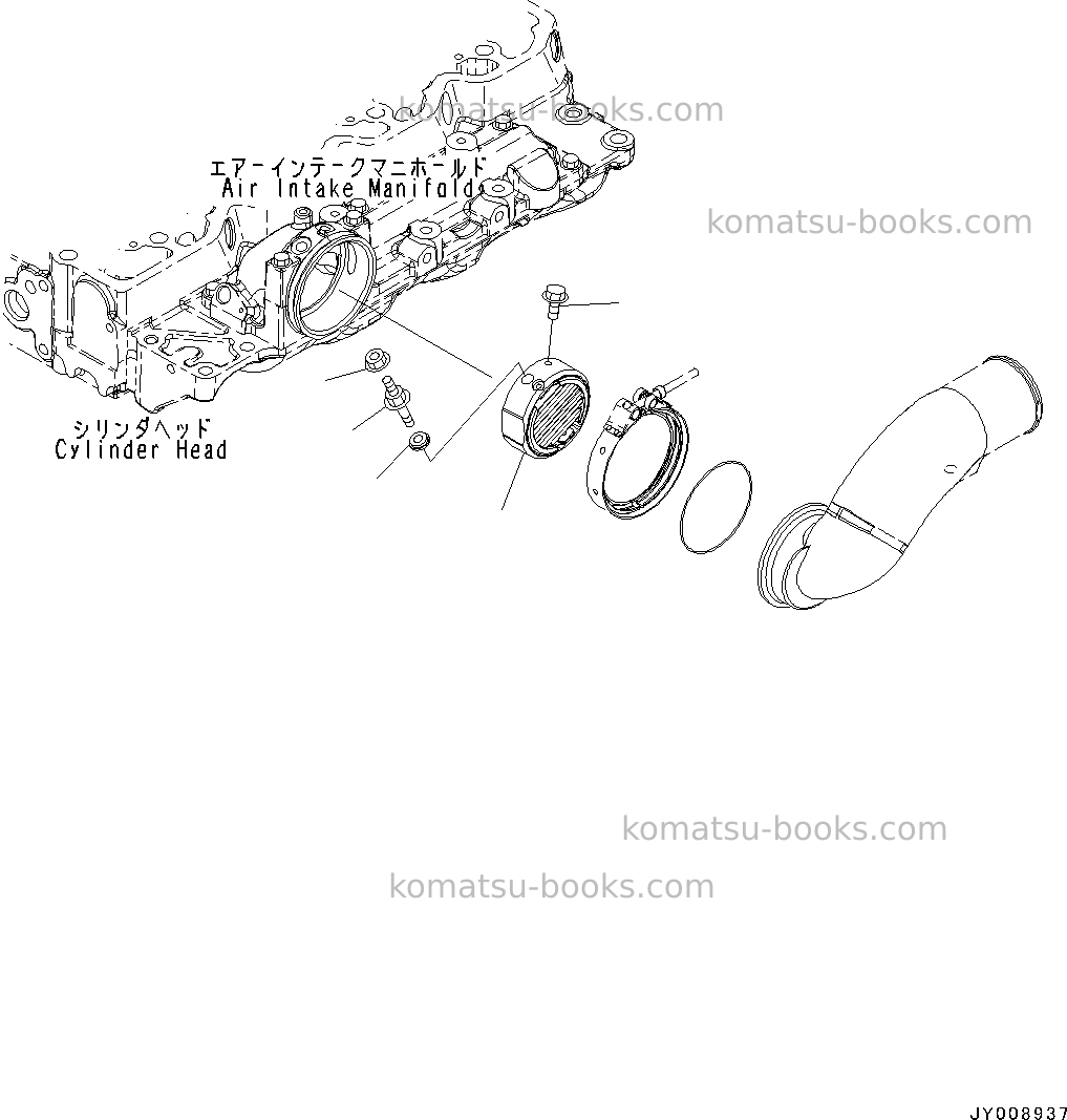 Komatsu saa4d107e-1aa s/n 26513014-up for d39ex-22/d39px-22 Parts catalog cover Page 7