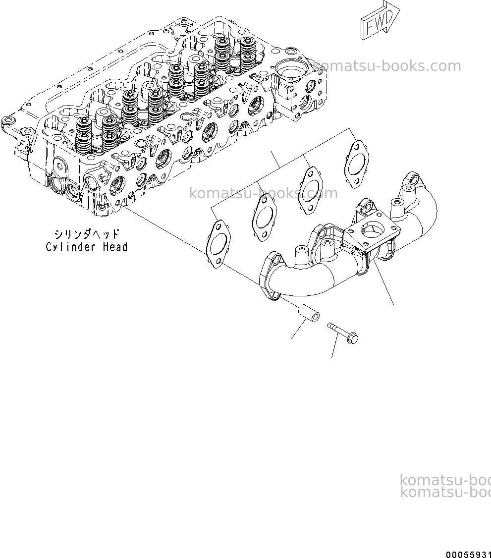 Komatsu saa4d107e-1aa s/n 26513014-up for d39ex-22/d39px-22 Parts catalog cover Page 8