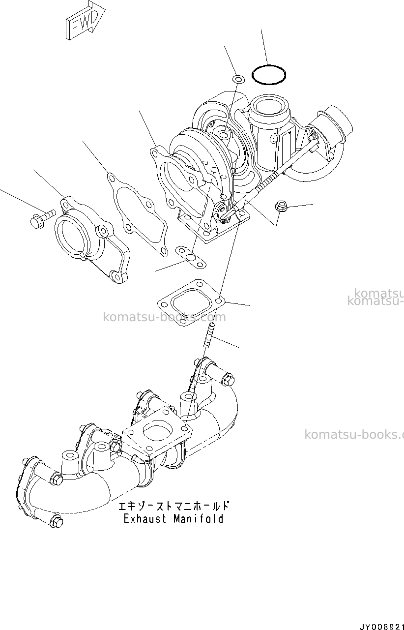 Komatsu saa4d107e-1aa s/n 26513014-up for d39ex-22/d39px-22 Parts catalog cover Page 9