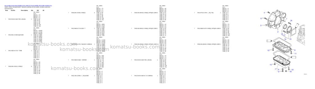 Komatsu 4D88E-6 S/N 14803-UP (For PC40MR-3/PC55MR-3) Parts catalog cover Page 3 Komatsu 4D88E-6 S/N 14803-UP (For PC40MR-3/PC55MR-3) Parts catalog cover Page 3