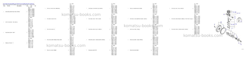 Komatsu 4D88E-6 S/N 14803-UP (For PC40MR-3/PC55MR-3) Parts catalog cover Page 8 Komatsu 4D88E-6 S/N 14803-UP (For PC40MR-3/PC55MR-3) Parts catalog cover Page 8