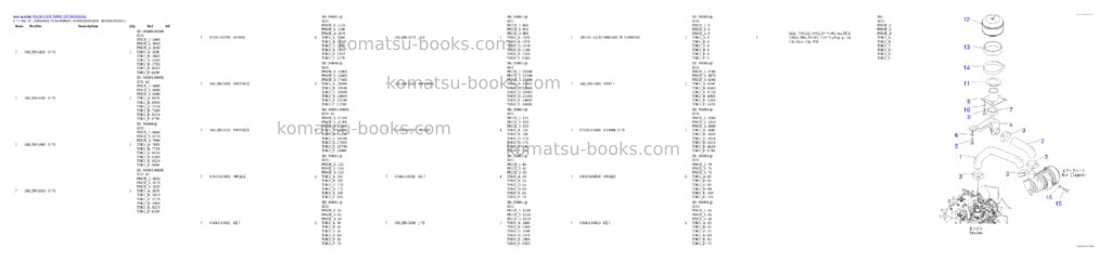 Komatsu WA30-6 S/N 90001-UP Parts catalog cover Page 6 Komatsu WA30-6 S/N 90001-UP Parts catalog cover Page 6