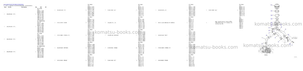 Komatsu WA30-6 S/N 90001-UP Parts catalog cover Page 7 Komatsu WA30-6 S/N 90001-UP Parts catalog cover Page 7