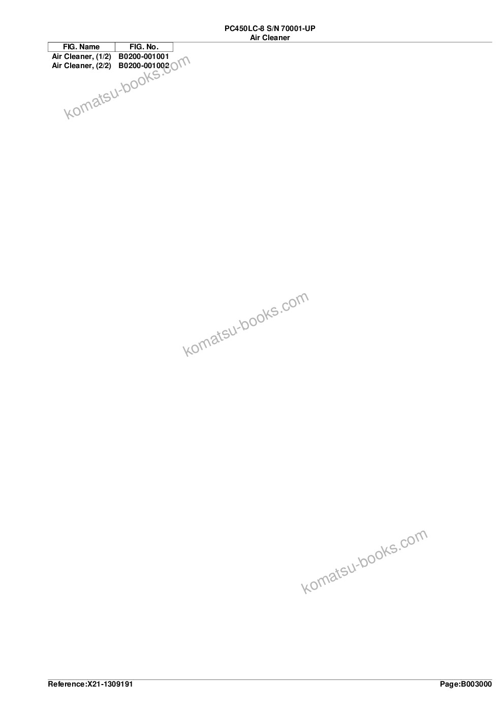 Komatsu pc450lc-8 s/n 70001-up Parts catalog cover Page 7 Komatsu pc450lc-8 s/n 70001-up Parts catalog cover Page 7