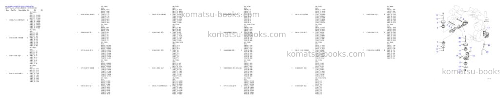 Komatsu PC450-8 S/N 70001-UP Parts catalog cover Page 2 Komatsu PC450-8 S/N 70001-UP Parts catalog cover Page 2