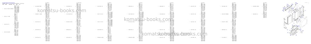 Komatsu PC450-8 S/N 70001-UP Parts catalog cover Page 6 Komatsu PC450-8 S/N 70001-UP Parts catalog cover Page 6