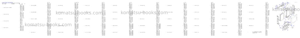 Komatsu PC450-8 S/N 70001-UP Parts catalog cover Page 7 Komatsu PC450-8 S/N 70001-UP Parts catalog cover Page 7