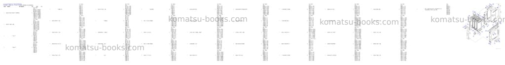 Komatsu PC450-8 S/N 70001-UP Parts catalog cover Page 8 Komatsu PC450-8 S/N 70001-UP Parts catalog cover Page 8