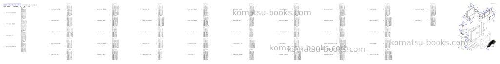 Komatsu PC450-8 S/N 70001-UP Parts catalog cover Page 9 Komatsu PC450-8 S/N 70001-UP Parts catalog cover Page 9