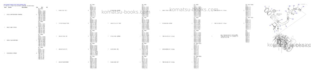 Komatsu PC450LC-8 S/N 70001-UP Parts catalog cover Page 4