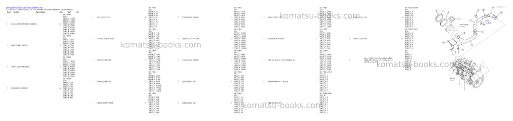 Komatsu PC450LC-8 S/N 70001-UP Parts catalog cover Page 5