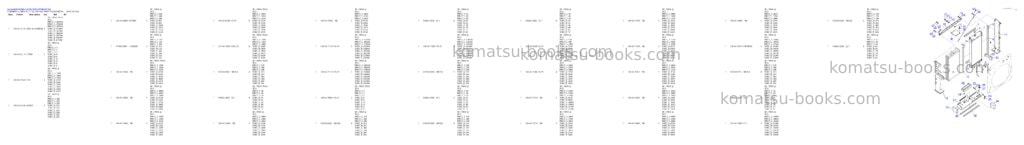Komatsu PC450LC-8 S/N 70001-UP Parts catalog cover Page 6