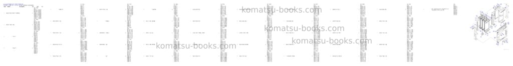 Komatsu PC450LC-8 S/N 70001-UP Parts catalog cover Page 8