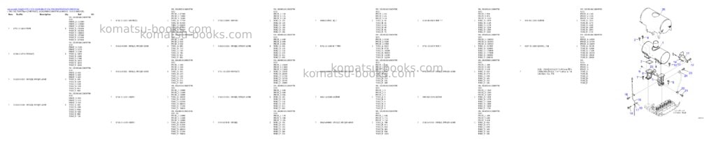 Komatsu SAA4D107E-1 S/N 26508146-UP (For WA200-6/WA200-6Y) Parts catalog cover Page 8 Komatsu SAA4D107E-1 S/N 26508146-UP (For WA200-6/WA200-6Y) Parts catalog cover Page 8