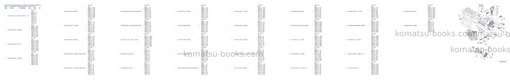 Komatsu 3D82AE-6 S/N 04634-UP (For CD20R-2) Parts catalog cover Page 10