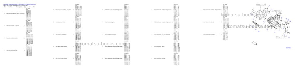 Komatsu 3D82AE-6 S/N 04634-UP (For CD20R-2) Parts catalog cover Page 2