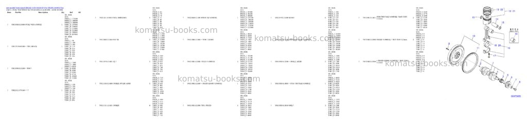 Komatsu 3D82AE-6 S/N 04634-UP (For CD20R-2) Parts catalog cover Page 8