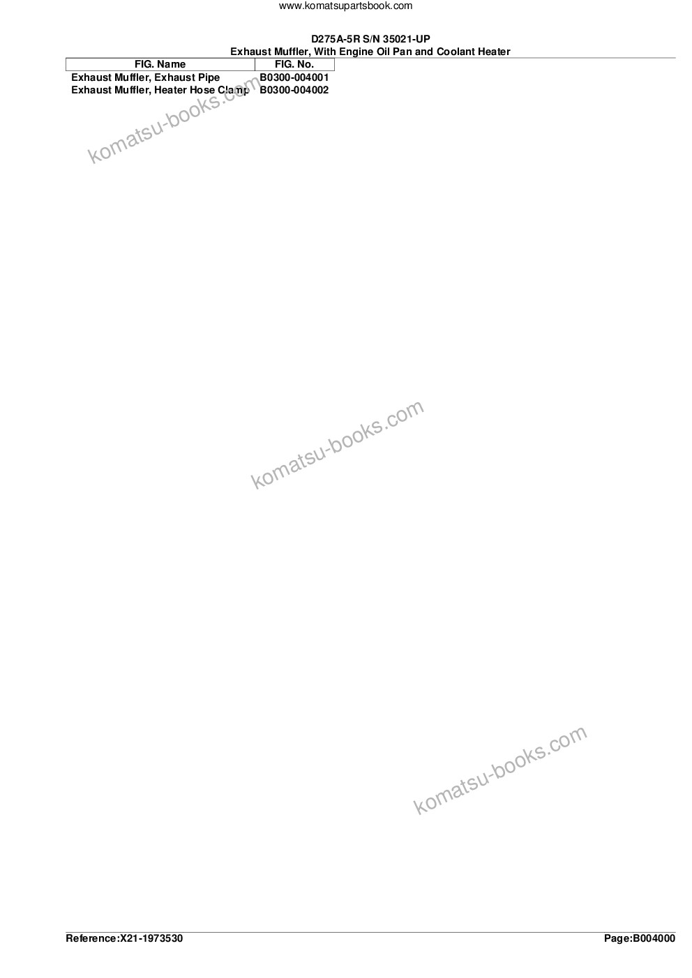 Komatsu d275a-5r s/n 35021-up Parts catalog cover Page 9