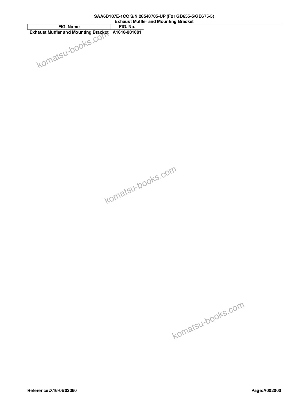 Komatsu saa6d107e-1cc s/n 26540705-up for gd655-5/gd675-5 Parts catalog cover Page 5 Komatsu saa6d107e-1cc s/n 26540705-up for gd655-5/gd675-5 Parts catalog cover Page 5