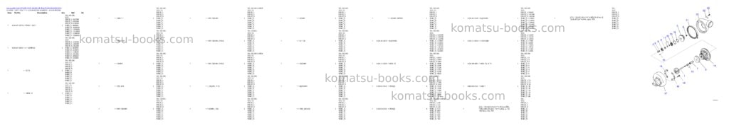 Komatsu SAA12V140E-3 S/N 501918-UP (For PC2000-8) Parts catalog cover Page 7 Komatsu SAA12V140E-3 S/N 501918-UP (For PC2000-8) Parts catalog cover Page 7