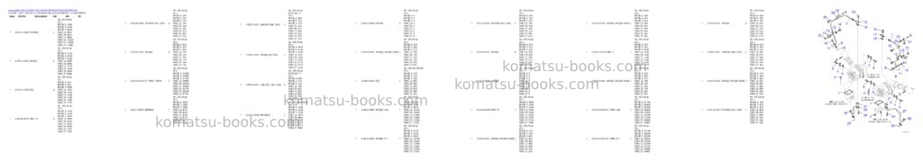 Komatsu SAA12V140E-3 S/N 501918-UP (For PC2000-8) Parts catalog cover Page 9 Komatsu SAA12V140E-3 S/N 501918-UP (For PC2000-8) Parts catalog cover Page 9