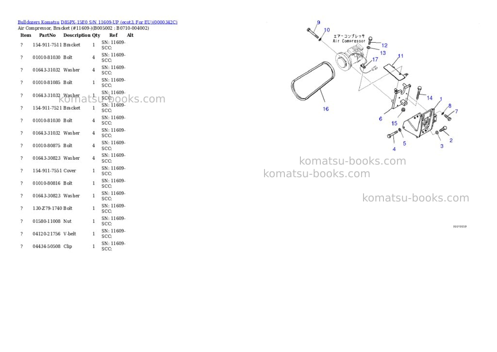Komatsu d85px-15e0 s/n 11609-up ecot3, for eu Parts catalog cover Page 5 Komatsu d85px-15e0 s/n 11609-up ecot3, for eu Parts catalog cover Page 5