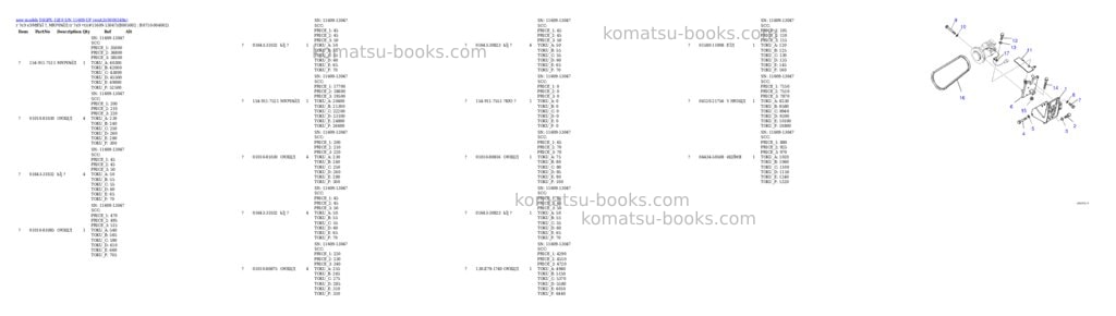 Komatsu D85PX-15E0 S/N 11609-UP (ecot3) Parts catalog cover Page 7 Komatsu D85PX-15E0 S/N 11609-UP (ecot3) Parts catalog cover Page 7