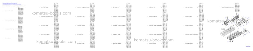 Komatsu SAA6D125E-5 S/N 567144-UP (For D85EX-15/D85EX-15E0/D85PX-15/D85PX-15E0) Parts catalog cover Page 4 Komatsu SAA6D125E-5 S/N 567144-UP (For D85EX-15/D85EX-15E0/D85PX-15/D85PX-15E0) Parts catalog cover Page 4