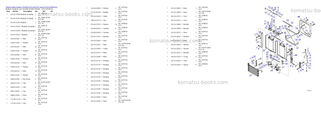 Komatsu WA500-6 S/N 55479-UP (ecot3, For EU) Parts catalog cover Page 7