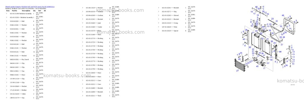 Komatsu WA500-6 S/N 55479-UP (ecot3, For EU) Parts catalog cover Page 8