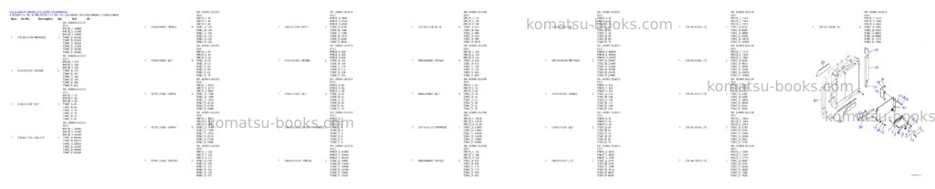 Komatsu PC200-8N1 S/N 350001-UP Parts catalog cover Page 10