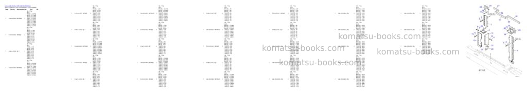 Komatsu HD325-7 S/N 7590-UP Parts catalog cover Page 10