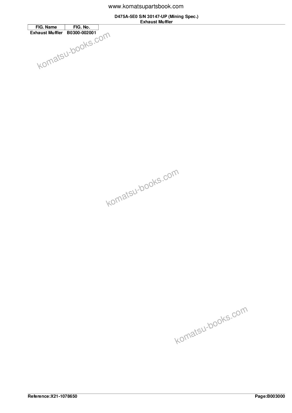 Komatsu D475A-5E0 S/N 30147-UP (Mining Spec.) Parts catalog cover Page 7 Komatsu D475A-5E0 S/N 30147-UP (Mining Spec.) Parts catalog cover Page 7