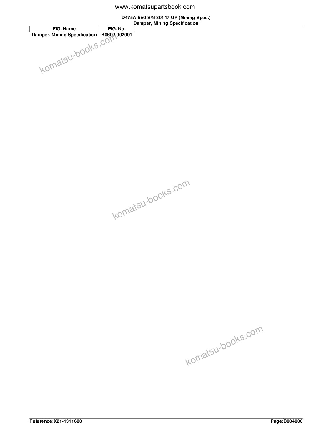 Komatsu D475A-5E0 S/N 30147-UP (Mining Spec.) Parts catalog cover Page 9 Komatsu D475A-5E0 S/N 30147-UP (Mining Spec.) Parts catalog cover Page 9