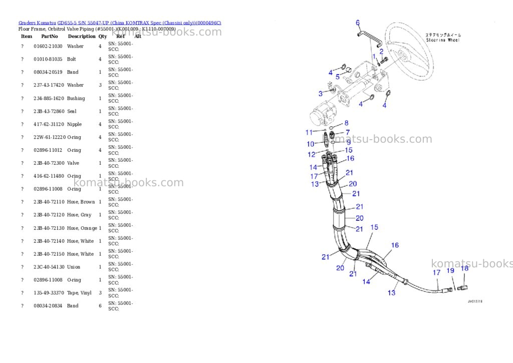 Komatsu gd655-5 s/n 55047-up china komtrax spec chassisi only Parts catalog cover Page 7 Komatsu gd655-5 s/n 55047-up china komtrax spec chassisi only Parts catalog cover Page 7
