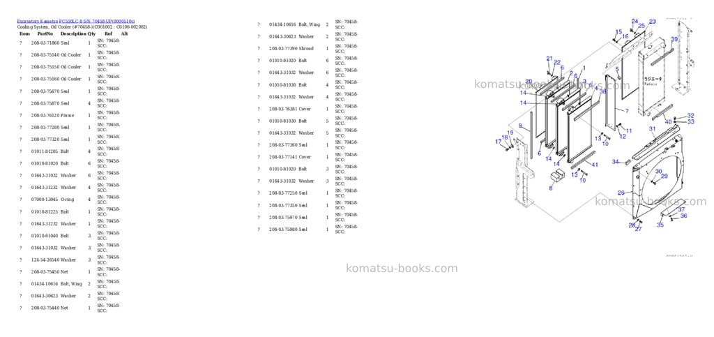 Komatsu pc550lc-8 s/n 70458-up Parts catalog cover Page 5 Komatsu pc550lc-8 s/n 70458-up Parts catalog cover Page 5