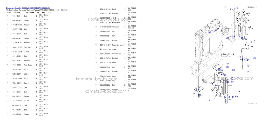 Komatsu pc550lc-8 s/n 70458-up Parts catalog cover Page 9 Komatsu pc550lc-8 s/n 70458-up Parts catalog cover Page 9