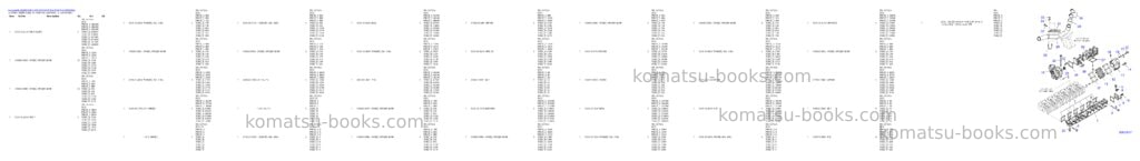 Komatsu SAA6D125E-5 S/N 567555-UP (For WA470-6) Parts catalog cover Page 4