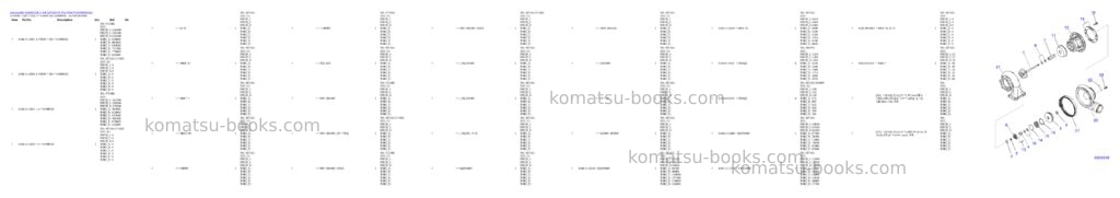 Komatsu SAA6D125E-5 S/N 567555-UP (For WA470-6) Parts catalog cover Page 6