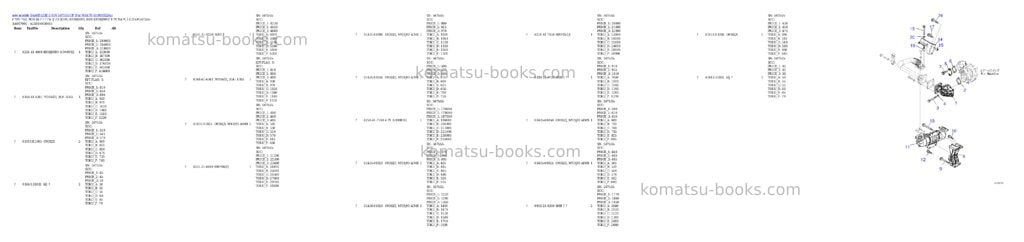 Komatsu SAA6D125E-5 S/N 567555-UP (For WA470-6) Parts catalog cover Page 8