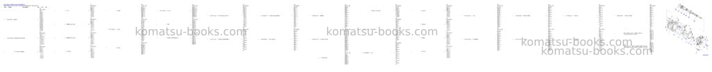 Komatsu PC27MR-3 S/N 20509-UP Parts catalog cover Page 10 Komatsu PC27MR-3 S/N 20509-UP Parts catalog cover Page 10