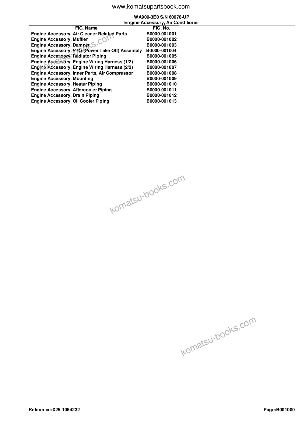 Komatsu wa900-3e0 s/n 60078-up for kal Parts catalog cover Page 3