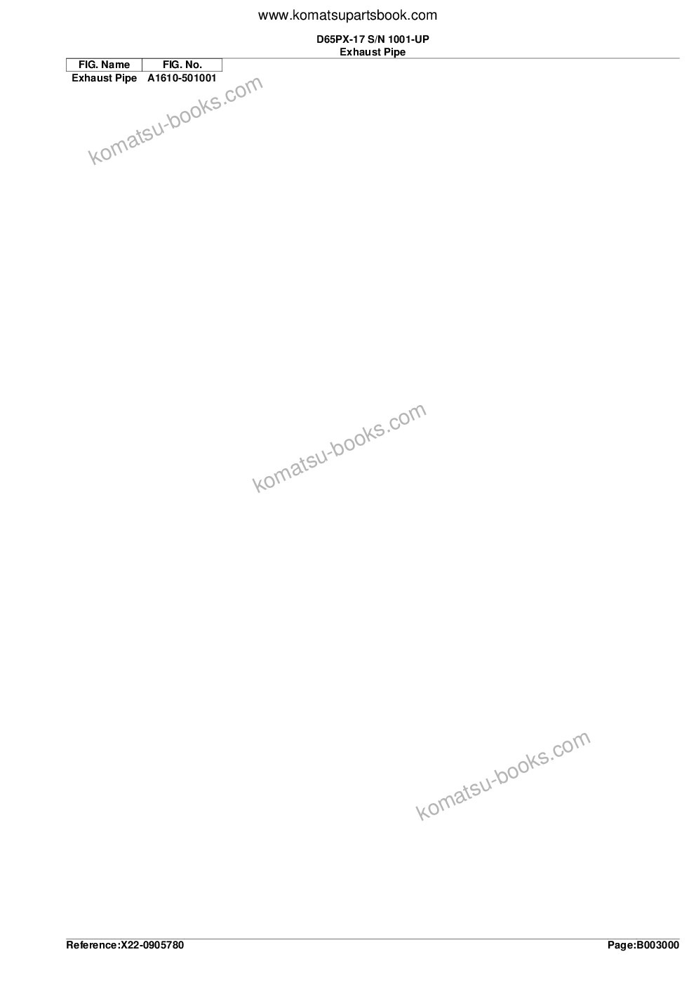 Komatsu d65px-17 s/n 1001-up Parts catalog cover Page 10