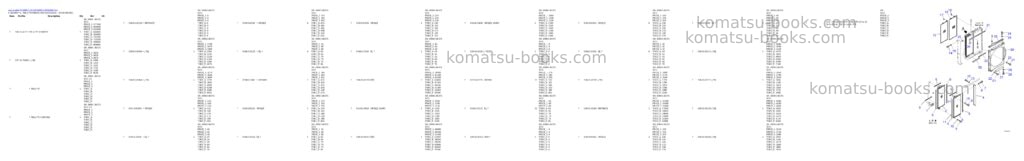 Komatsu PC400LC-10 S/N 80001-UP Parts catalog cover Page 10 Komatsu PC400LC-10 S/N 80001-UP Parts catalog cover Page 10