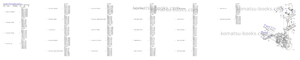 Komatsu PC400LC-10 S/N 80001-UP Parts catalog cover Page 2 Komatsu PC400LC-10 S/N 80001-UP Parts catalog cover Page 2