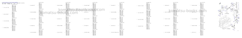 Komatsu SAA6D140E-6 S/N 730001-UP (For HM400-3) Parts catalog cover Page 10