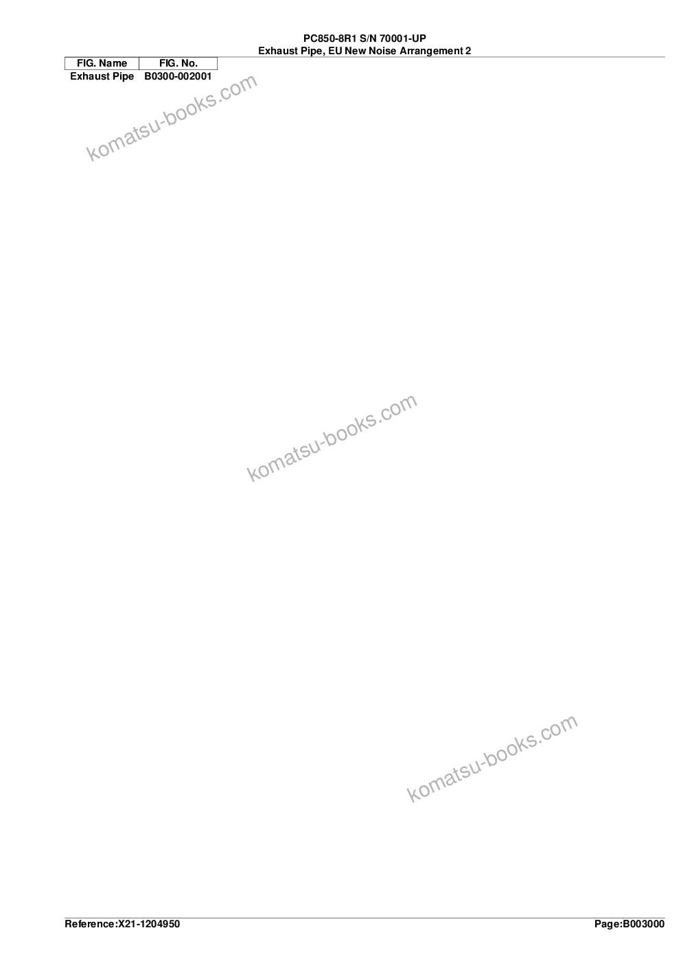 Komatsu pc850-8r1 s/n 70001-up Parts catalog cover Page 10 Komatsu pc850-8r1 s/n 70001-up Parts catalog cover Page 10