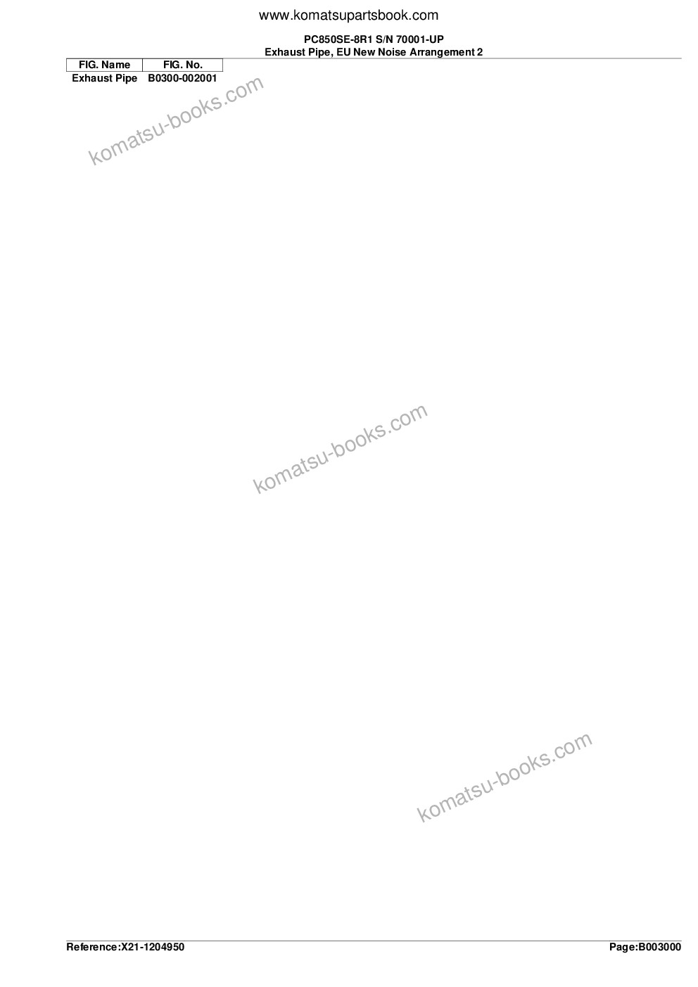 Komatsu pc850se-8r1 s/n 70001-up Parts catalog cover Page 10